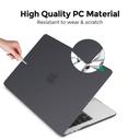 O Ozone Frost Matte Rubberized Hard Case Compatible With MacBook Air 13.6 inch 2022 Release A2681 M2 Chip with Liquid Retina Display Touch ID, Protective Plastic Hard Shell Case Cover - Black - SW1hZ2U6MTQzNDUxOQ==