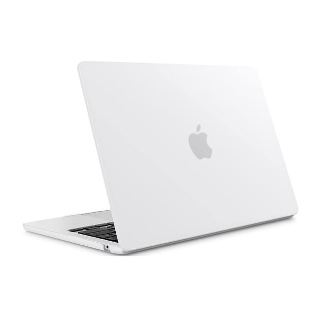 O Ozone Frost Matte Rubberized Hard Case Compatible With MacBook Air 13.6 inch 2022 Release A2681 M2 Chip with Liquid Retina Display Touch ID, Protective Plastic Hard Shell Case Cover - White - SW1hZ2U6MTQzNDUzOQ==