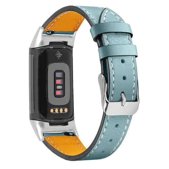 سير ساعة Fitbit Charge 5 جلد لون تركواز O Ozone Leather Band - SW1hZ2U6MTQzNzYwMQ==