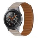 O Ozone Leather Magnetic Loop Strap Compatible with Samsung Galaxy Watch 5 40mm 44mm/Galaxy Pro 5 45mm/Galaxy Watch 4 40mm 44mm, 20mm Fashionable Replacement Bracelet Wristbands for Women Men-Khaki - SW1hZ2U6MTQzODgwMQ==