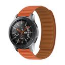O Ozone Leather Magnetic Loop Strap Compatible with Samsung Galaxy Watch 5 40mm 44mm/Galaxy Pro 5 45mm/Galaxy Watch 4 40mm 44mm, 20mm Fashionable Replacement Bracelet Wristbands for Women Men-Orange - SW1hZ2U6MTQzODgzNg==