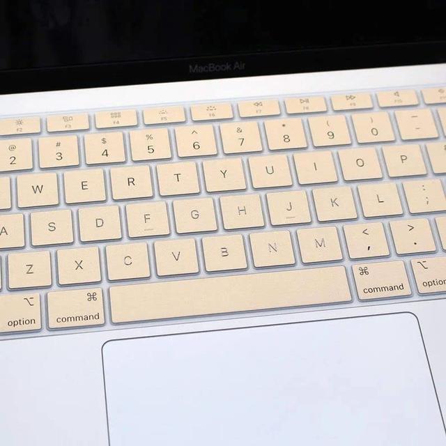 ستيكر حروف انكليزية للكيبورد او اوزون ذهبي O Ozone Macbook Keyboard Skin For MacBook Pro 16 inch 13 inch - SW1hZ2U6MTQzNDgwOQ==