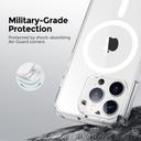 O Ozone Magnetic Case Compatible with iPhone 14 Pro, Compatible with MagSafe Wireless Charging, Clear Acrylic + TPU Slim ThinYellowing-Resistant Shock Absorption Hard Back Protective Mobile Phone Cover - SW1hZ2U6MTQzMjkxNg==