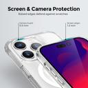 O Ozone Magnetic Case Compatible with iPhone 14 Pro, Compatible with MagSafe Wireless Charging, Clear Acrylic + TPU Slim ThinYellowing-Resistant Shock Absorption Hard Back Protective Mobile Phone Cover - SW1hZ2U6MTQzMjkyMA==