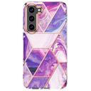 O Ozone Marble Bundle for Samsung Galaxy S23 Plus Case + Galaxy Buds Case, Full-Body Smooth Gloss Finish Marble Shockproof Bumper Stylish Cover for Women Girls (Blue) - SW1hZ2U6MTQzNTAxMg==