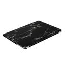 O Ozone Marble Pattern Case Compatible With MacBook Air 13.6 inch 2022 Release A2681 M2 Chip with Liquid Retina Display Touch ID, Protective Plastic Hard Shell Case Cover - Black & White Marble - SW1hZ2U6MTQzNDU5NA==