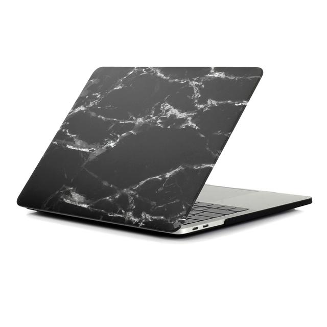 كفر لابتوب ماك بوك برو 14 انش مزخرف أسود وأبيض O Ozone Marble Pattern Hard Case Compatible With MacBook Pro 14 inch - SW1hZ2U6MTQzNDcxNw==