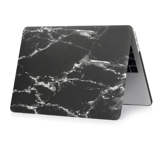 O Ozone Marble Pattern Hard Case Compatible With MacBook Pro 14 inch A2442 2021 MacBook Pro 14.2 with M1 Pro / M1 Max Chip & Touch ID Protective Plastic Shell Case Cover - Black & White Marble - SW1hZ2U6MTQzNDcxOQ==
