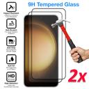 O Ozone [Pack Of 2] for Samsung Galaxy S23 Screen Protector 9H Hardness, Full Coverage Screen Guard, HD Ultra-thin Tempered Glass Screen Protector for Samsung Galaxy S23 [ Case Friendly ] - Black - SW1hZ2U6MTQzNDk4NA==