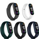O Ozone [Pack Of 5] Silicone Strap Compatible with Xiaomi Mi Band 6 / Xiaomi Mi Band 5, Soft Silicone Sport Replacement Wristband Accessories for Women Men (Black/Grey/Blue/Green/White) - SW1hZ2U6MTQzODkyNw==