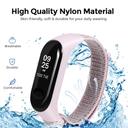 O Ozone [Pack of 3] Nylon Straps Compatible with Xiaomi Mi Band 7/Xiaomi Mi Band 6/Xiaomi Mi Band 5, Soft Breathable Sport Replacement Strap Wristband Sport Band Wristband… - SW1hZ2U6MTQzODkzNg==