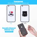 O Ozone (Pack of 4) Cell Phone Ring Holder, Transparent Clear Phone Ring Grips Holder Kickstand, Finger Ring Stand for Cell Phone Tablet Case Accessories - SW1hZ2U6MTQzNjgzMQ==
