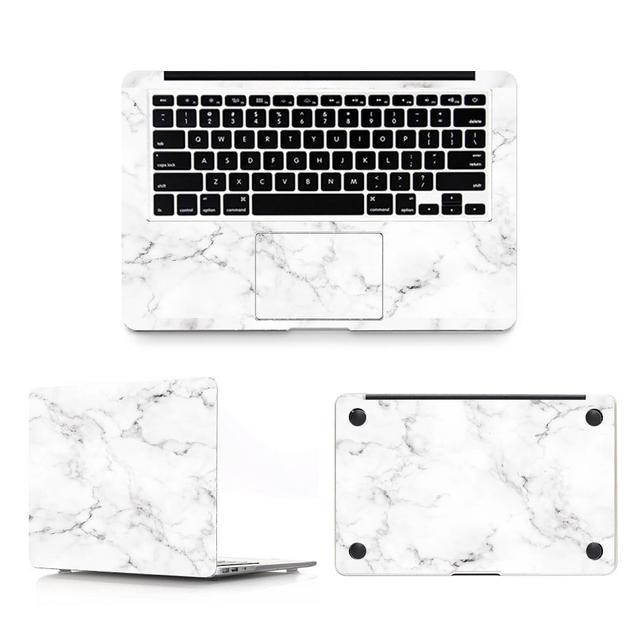 O Ozone Vinyl Skin Decal Sticker Compatible With MacBook Pro 16 inch 2021 2022 Release A2485 Protective Decorative Anti-Scratch Cover with Palm Guard Sticker Front & Back - Off-White Marble - SW1hZ2U6MTQzNDc2OQ==
