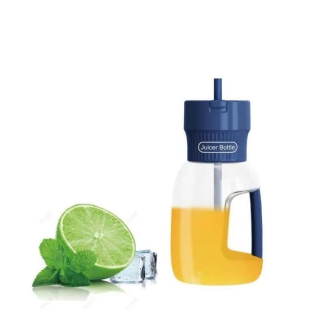 خلاط بروتين كهربائي محمول 70 واط 1 لتر أزرق Blue 1L 70 W Portable Electric Juicer Bottle - 285040