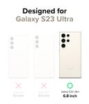 كفر سامسونغ S23 الترا أسود من البولي كربونات رينجكي Ringke Air-S Compatible with Samsung Galaxy S23 Ultra Case - SW1hZ2U6MTQzNTMzMA==