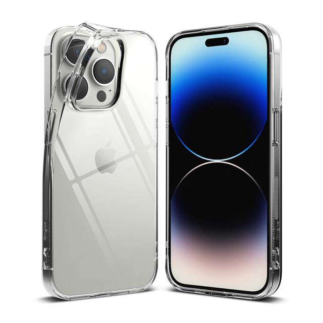 Ringke Air-S Series Case Compatible with iPhone 14 Pro 6.1 Inch , Air-S Series Thin Flexible Shockproof Slim TPU Lightweight Cover [ Anti-Slip ] - [ Designed for iPhone 14 Pro 6.1 Inch ]-Clear - SW1hZ2U6MTQzMzYwMw==