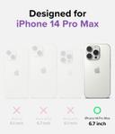كفر ايفون 14 برو ماكس شفاف من البولي كبرونات رينجكي Ringke Air-S Series Case Compatible with iPhone 14 Pro Max 6.7 Inch - SW1hZ2U6MTQzMzIzMA==