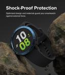 Ringke [Air Sports + Bezel Styling] Compatible With Samsung Galaxy Watch 5 44mm , Flexible Shockproof TPU Case with Adhesive Aluminum Frame Ring Cover - Black + 44-12 - SW1hZ2U6MTQzODUwNQ==