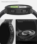Ringke Air Sports Compatible With Samsung Galaxy Watch 5 44mm , Thin Soft Flexible Rugged TPU Raised Bezel Frame Protective Button Cover [Designed Case for Galaxy Watch 5 44mm] - Black - SW1hZ2U6MTQzODUzNw==