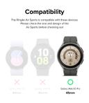 Ringke Air Sports Compatible With Samsung Galaxy Watch 5 Pro 45mm , Thin Soft Flexible Rugged TPU Raised Bezel Frame Protective Button Cover [Designed Case for Galaxy Watch 5 Pro 45mm] - Matte Clear - SW1hZ2U6MTQzODA4Mg==