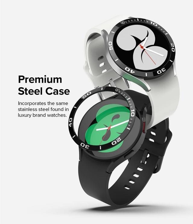 كفر حماية ساعة جالاكسي واتش 4/5 اطار المنيوم 40 ملم رينجكي Ringke Bezel Styling Compatible With Galaxy Watch 5/Galaxy Watch 4 - SW1hZ2U6MTQzODIwMA==