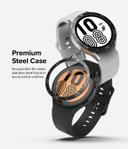 Ringke Bezel Styling Compatible With Galaxy Watch 5/Galaxy Watch 4 (44mm) , Adhesive Frame Ring Cover Anti Scratch [Stainless Steel] Case Accessory - 44-15 - SW1hZ2U6MTQzODUxNA==