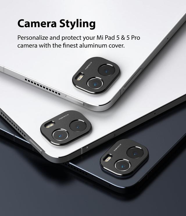 حامي كاميرا شاومي مي باد 5 / 5 برو أسود اطار المنيوم رينجكي Ringke Camera Styling Compatible With Xiaomi Mi Pad 5 / 5 Pro - SW1hZ2U6MTQzOTI5Mw==