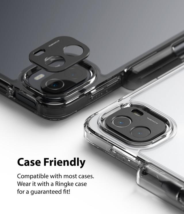 Ringke Camera Styling Compatible With Xiaomi Mi Pad 5 / 5 Pro , Aluminium Frame Camera Lens Protector, Tough Protective Phone Cover Sticker - Black - SW1hZ2U6MTQzOTI5OQ==