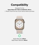 Ringke Dual Easy Film Screen Protector Compatible with Apple Watch 45mm Series 8/7 and Apple Watch 44mm Series SE/6/SE/5/4 (Pack of 3) High Resolution Anti-Fingerprint Easy Application - Clear - SW1hZ2U6MTQzNzM5MQ==