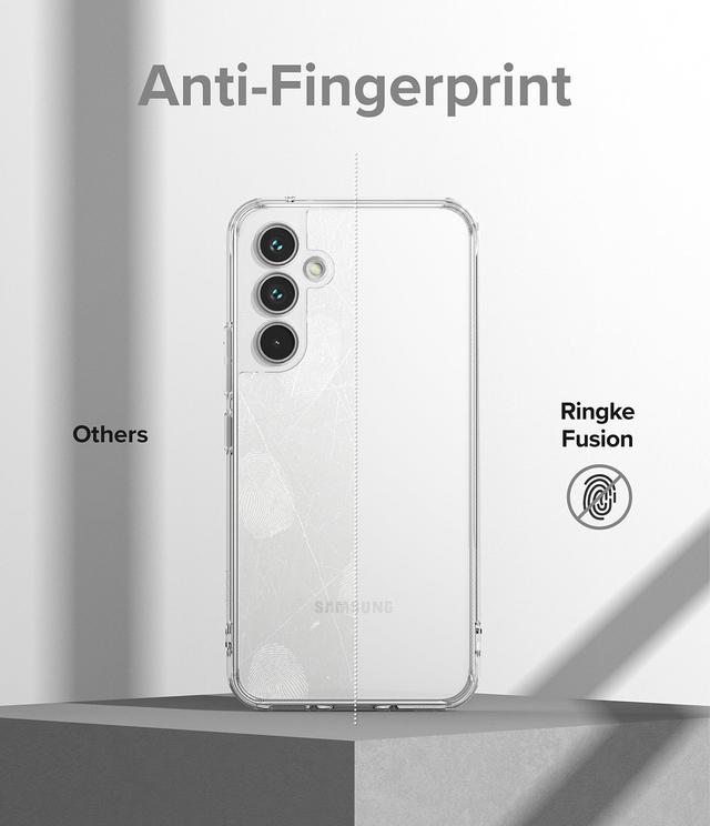كفر سامسونغ A54 5G شفاف من البولي كربونات رينجكي Ringke Slim Ringke Fusion Compatible with Samsung Galaxy A54 5G Case Cover - SW1hZ2U6MTQzNTg3Ng==