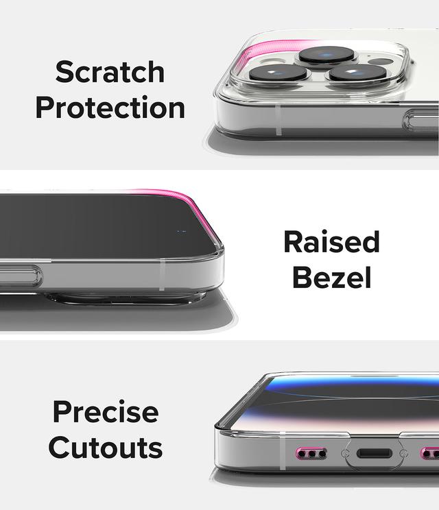 كفر ايفون 14 برو ماكس الترا شفاف من البولي كربونات رينجكي Ringke Slim Case Compatible with iPhone 14 Pro Max Case, Ultra - SW1hZ2U6MTQzMzUwMQ==