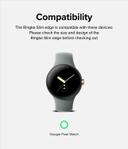 Ringke Slim Edge Series Cover Compatible with Google Pixel Watch Case (Pack of 2) Ultra-thin Impact Resistant and Durable Protective Cases - Clear/Dark Chrome - SW1hZ2U6MTQzNzg2Mw==