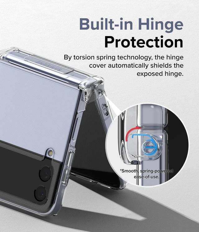 كفر سامسونغ Z فليب 4 شفاف من البولي كربونات رينجكي Ringke Slim Hinge Case Compatible with Samsung Galaxy Z Flip 4 - SW1hZ2U6MTQzNjE4NA==