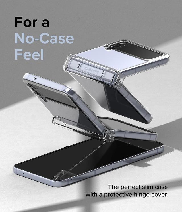 كفر سامسونغ Z فليب 4 شفاف من البولي كربونات رينجكي Ringke Slim Hinge Case Compatible with Samsung Galaxy Z Flip 4 - SW1hZ2U6MTQzNjE4Ng==