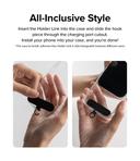 تعليقة جوال أسود / أبيض مع 2 حلقة لاصقة رينجكي  Ringke Strap Holder Link for Universal Smartphones Tether Lanyard Phone Straps with Two Adhesive Holder Link - SW1hZ2U6MTQzNjg5NQ==