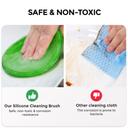 ليفة جلي الأطباق عدد 3 او اوزون O Ozone Silicone Dishwash Sponge Made of Food Grade Material for Dishes - SW1hZ2U6MTQzNDQ4MQ==