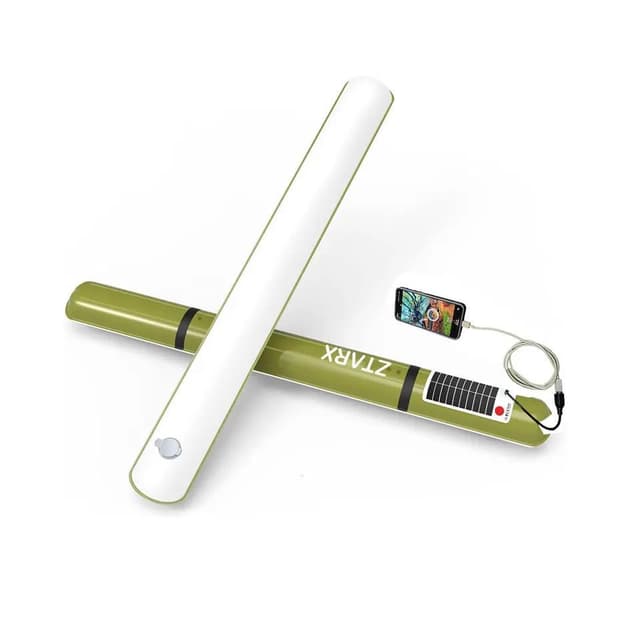كشاف رحلات متنقل ليد قابل للنفخ والطي 4000 مللي أمبير Waterproof Inflatable Solar Tube Light