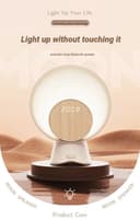 Moonlight Sensor Night Light With Wireless Charging BlueTooth Speaker Intelligent Home Alarm Clock