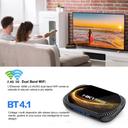 Wownect Mini Smart Android 11.0 Tv Box HK1 RBOX X4S Amlogic S905X4 Quad-Core 64-bit ARM Cortex-A55 TV Box Support 2.4G/5G Dual WiFi BT 4.0 Ultra HD 8K/4K HDR H.265 USB 2.0 TV Android Set Top Box - SW1hZ2U6MTQzMTk3OQ==