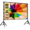 شاشة عرض بروجكتور قياس 100 انش مع حامل المنيوم Wownect Projector Screen with Stand - SW1hZ2U6MTQzNzA5NQ==