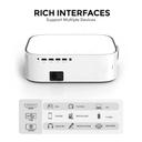 بروجكتر منزلي أندرويد لاسلكي Wownect Smart Android Projector - SW1hZ2U6MTQzNDkxOQ==