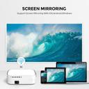 Wownect Smart Android Projector 500ANSI Lumens | Auto Focus | Native 1080P Portable Outdoor Movie Projector 4K Support | Android 9.0 TV Download Apps Bluetooth WiFi Home Theater Video Projector- White - SW1hZ2U6MTQzNDkyMQ==