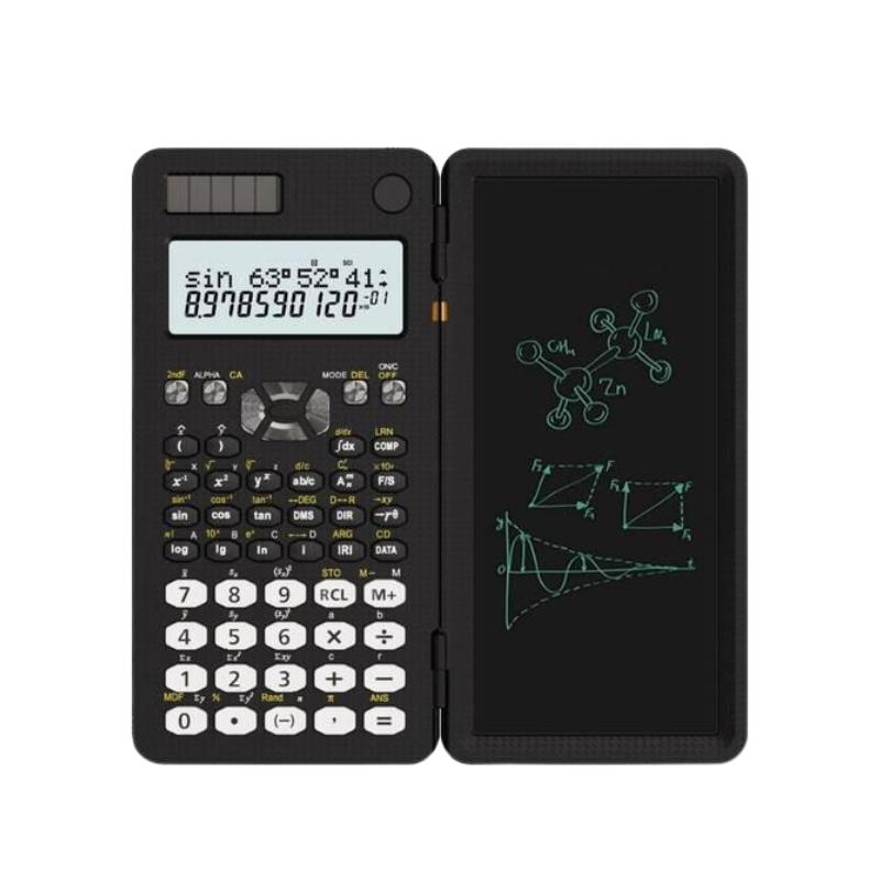 آله حاسبه علميه جرين مع لوح كتابه ال سي دي Green Lion Scientific Calculator & Writing Pad