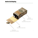 SWANTE Light Aluminium Alloy Camping Stick Light Waterproof Portable Hanging For Hunting Hiking Backpacking