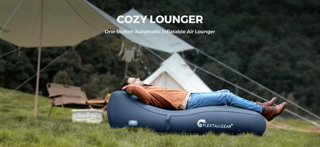 سرير هوائي فليكس تيل 2600 مللي أمبير Flextail One-Key Automatic Inflatable Air Lounger - SW1hZ2U6MTQyNDQyMw==