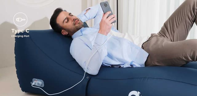 سرير هوائي فليكس تيل 2600 مللي أمبير Flextail One-Key Automatic Inflatable Air Lounger