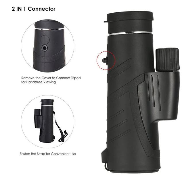 دربيل منظار X10 كروني Crony 10*42 Portable Monocular Telescope - SW1hZ2U6MTQyNzU2Mg==