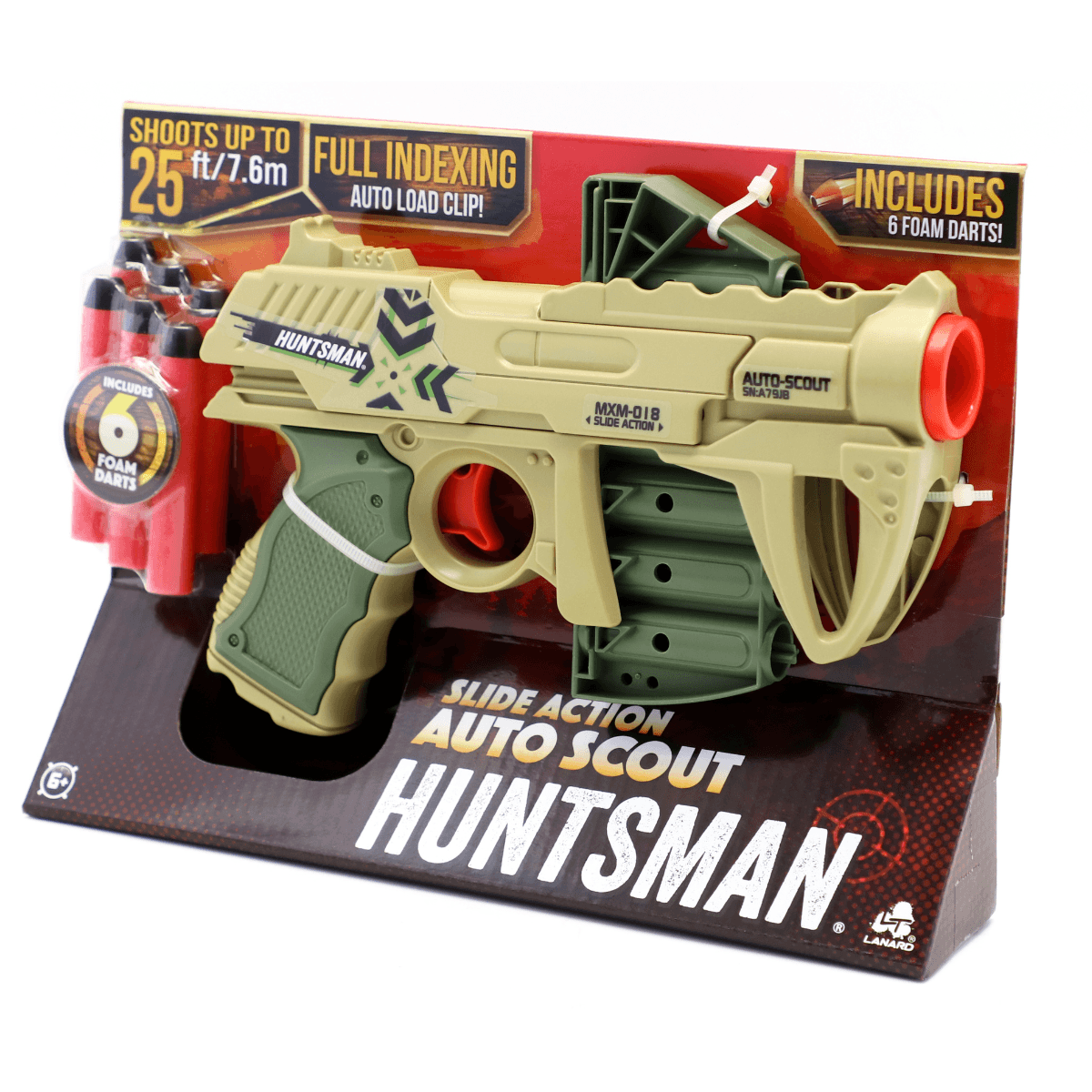 مسدسات اطفال 6 أسهم هنتسمان Huntsman Auto Scout