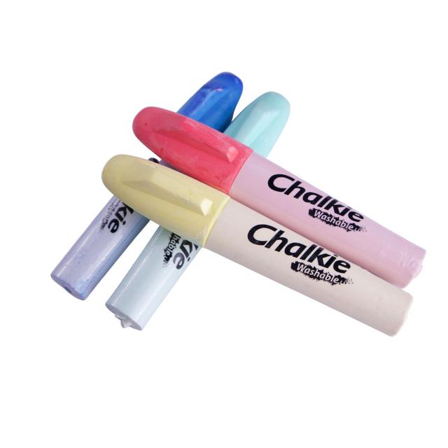 طباشير 4 قطع شالكي Chalkie 4 Pcs Fun Chalk Writer - SW1hZ2U6MTQ2ODM4NA==