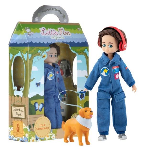 عروسه لعبه مع دمية كلب لوتي Lottie Loyal Companion